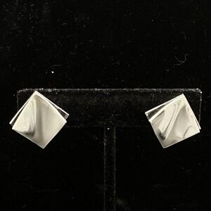 Vintage‎ Sterling 60/ 70s Citlal Castillo Taxco Mexican Modernist earrings